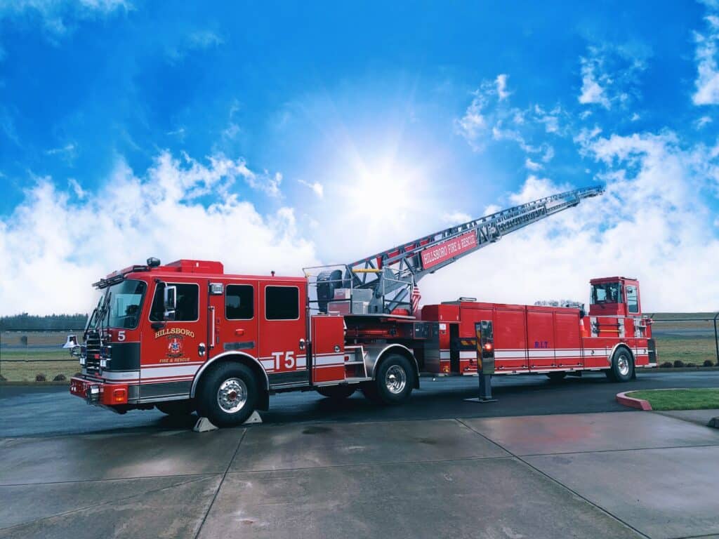 Driver Side Extended cascade fire & safety